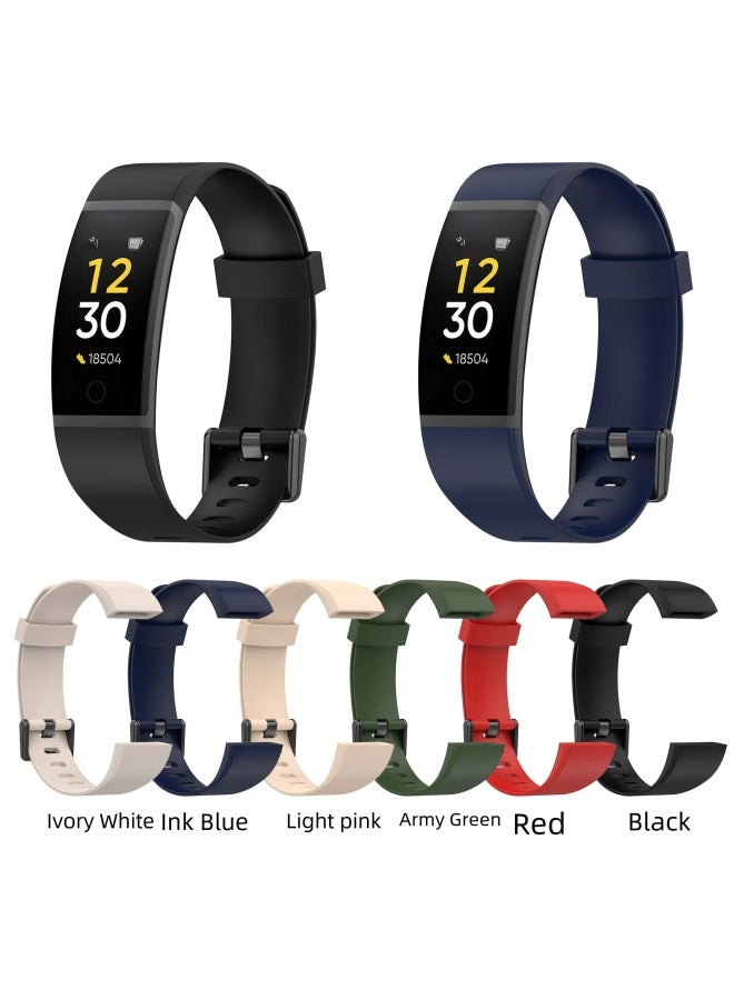 Compatible Realme Band Wristband Replacement Strap Rma199 Smart Accessories For Realme Watch Band-Color:Black - Image 2