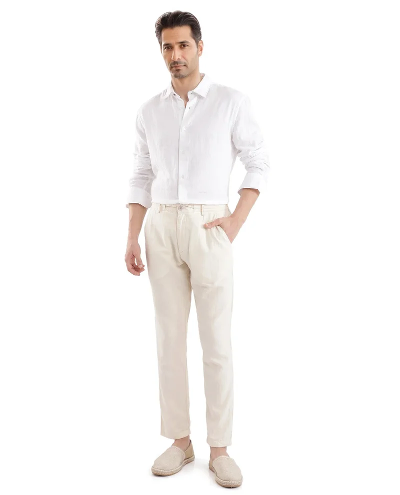 Rare Rabbit Men's Double Layer Cotton Shirt