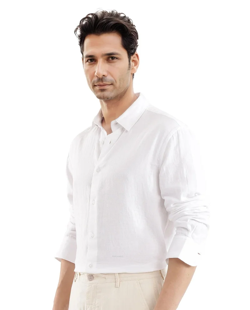 Rare Rabbit Men's Double Layer Cotton Shirt