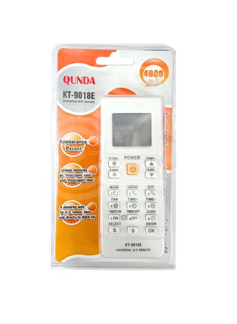 Qunda KT-9018E Universal Split Air Conditioner Remote Control - Image 4
