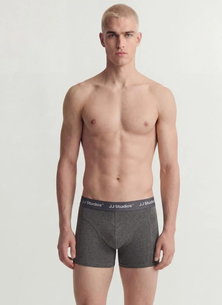 JACK & JONES  3 Pack Logo Band Trunks for Men | Best Price UAE