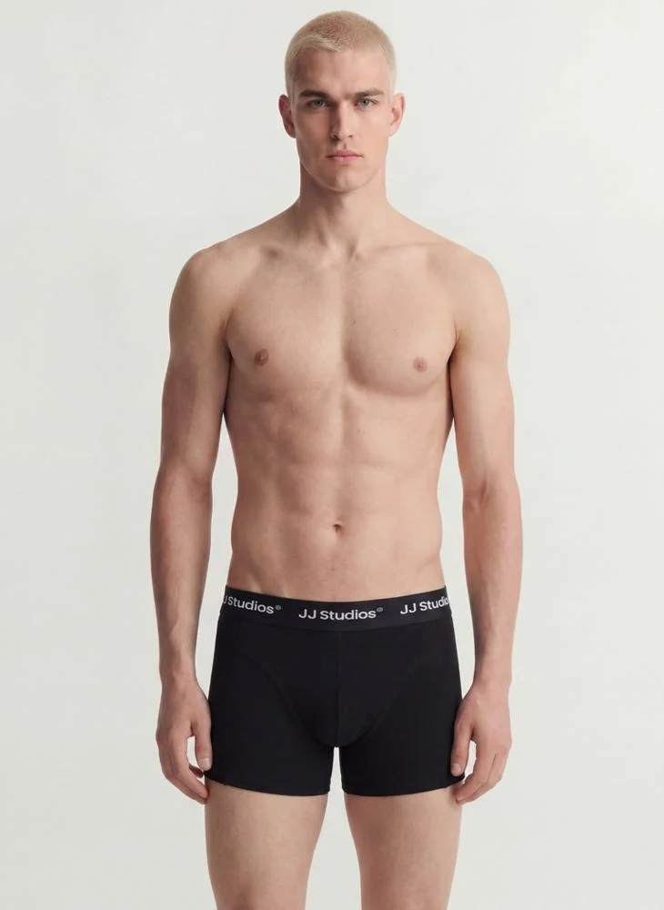 JACK & JONES  3 Pack Logo Band Trunks for Men | Best Price UAE