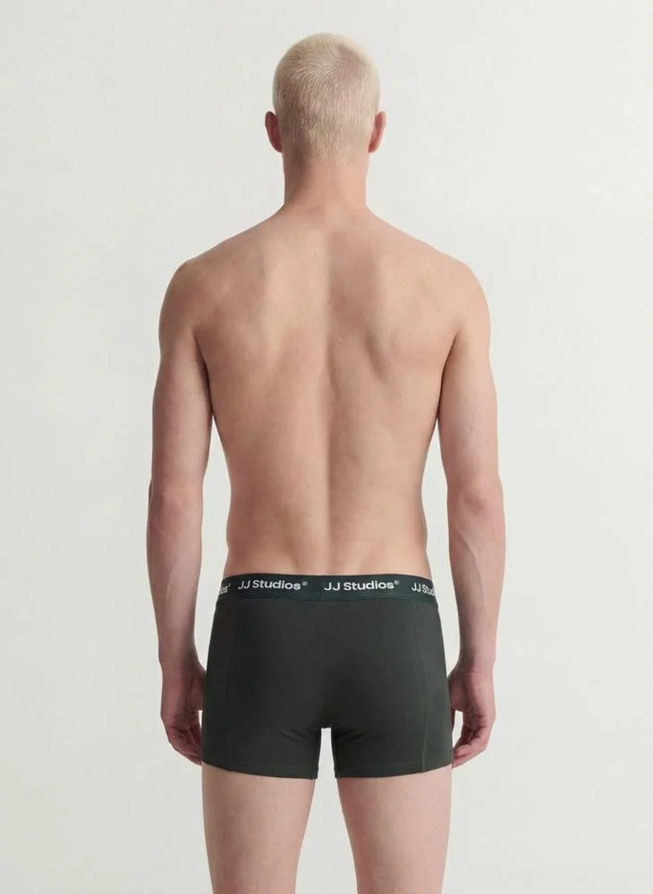 JACK & JONES  3 Pack Logo Band Trunks for Men | Best Price UAE