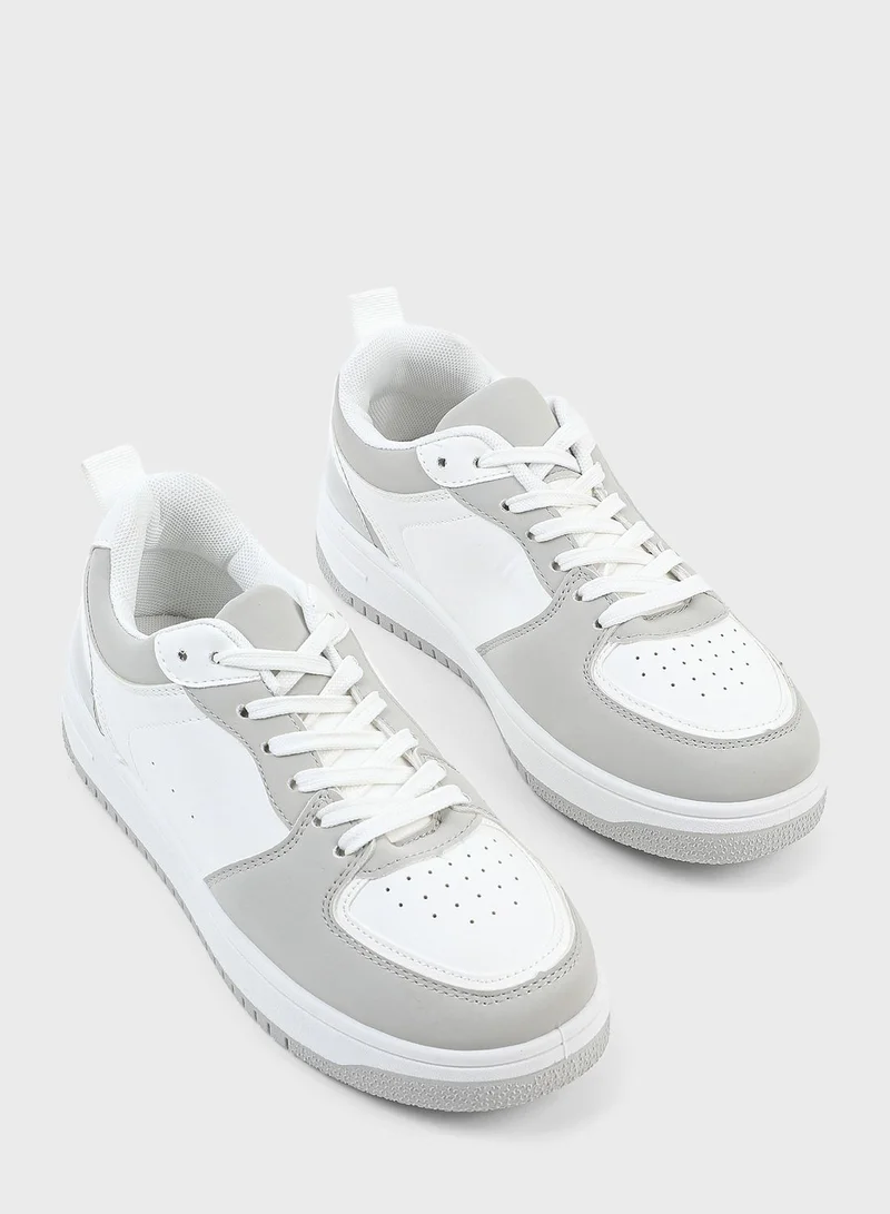 Ardene Lace Up Low Top Sneakers