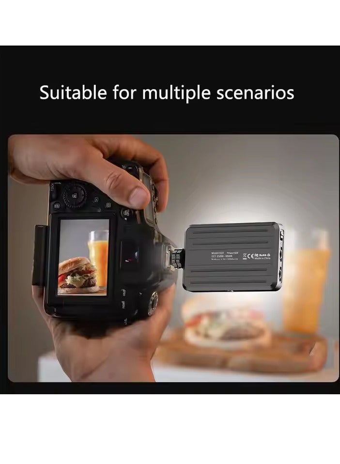 DUSALA D10 LED Fill Light 3000MAH Portable Pocket MINI Video LED Light 180 Rotation Widely Compatible LED Light - Image 5