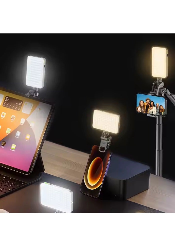 DUSALA D10 LED Fill Light 3000MAH Portable Pocket MINI Video LED Light 180 Rotation Widely Compatible LED Light - Image 2