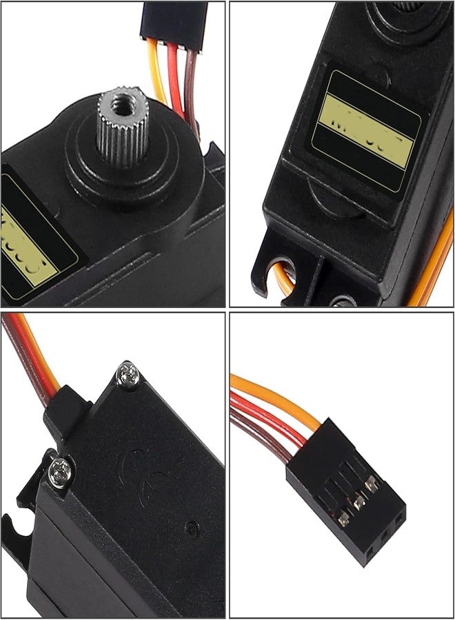 AEDIKO 6pcs Servo Motor Control 180 Angle Metal Gear Servo Digital High Speed Torque Servo Motor (MG995) - Image 5