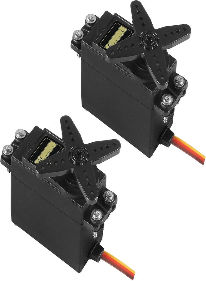 AEDIKO 6pcs Servo Motor Control 180 Angle Metal Gear Servo Digital High Speed Torque Servo Motor (MG995) - Image 4