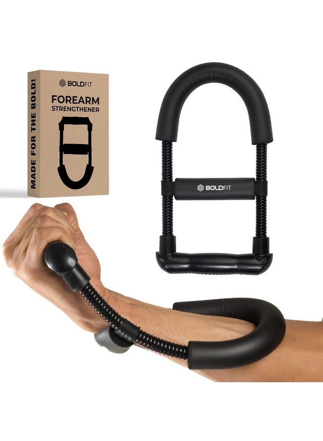 BOLDFIT Forearm Strengthener Wrist Exercise Equipment Arm Strengthener Grip Strengthener Fitness Equipment Home Gym Equipment For Men & Gym Equipment For Women Grip Workout Forearm Wrist Grip, Black - Image 1