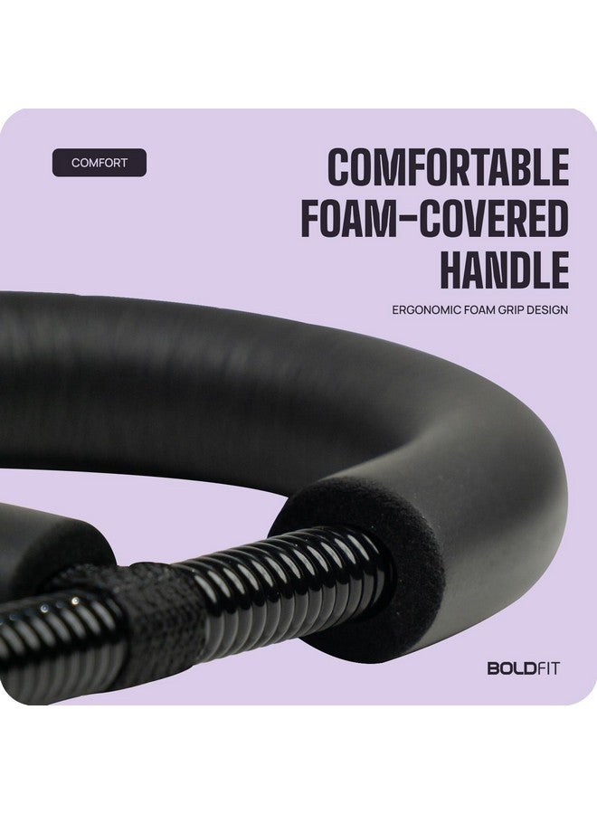 BOLDFIT Forearm Strengthener Wrist Exercise Equipment Arm Strengthener Grip Strengthener Fitness Equipment Home Gym Equipment For Men & Gym Equipment For Women Grip Workout Forearm Wrist Grip, Black - Image 3
