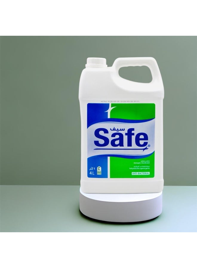 سيف سائل مطهر، منظف متعدد الأغراض للأرضيات والأسطح، حماية قوية من الجراثيم والبكتيريا، تركيبة تعقيم فعالة، مناسب للاستخدام المنزلي والتجاري، برائحة منعشة تدوم طويلاً، 4 لتر. - Image 1