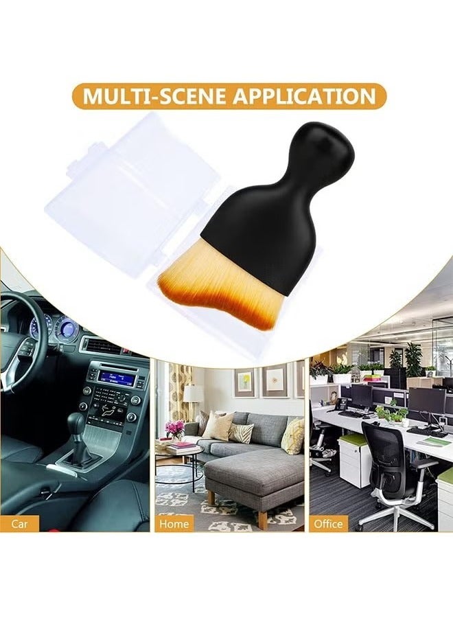 2 Pcs Car Interior Cleaning Brush, Duster, Detailing Brushes for Electronics, Handmade Model, Cellphone, Keyboard, PC, Laptop, Various Products Cleaning Brush - Image 4