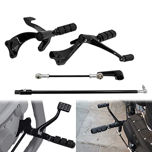 CARGLETRUE Forward Controls Accessories Pegs Levers Linkages Fit For Harley Sportster Iron XL 883 1200 2004 2005 2013 2014 2015 2016 2017 2018 2019 2020 2021 2022 (2014-2022) - Image 2