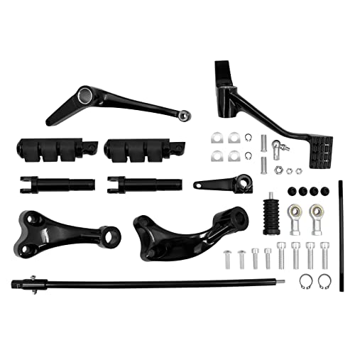 CARGLETRUE Forward Controls Accessories Pegs Levers Linkages Fit For Harley Sportster Iron XL 883 1200 2004 2005 2013 2014 2015 2016 2017 2018 2019 2020 2021 2022 (2014-2022) - Image 4