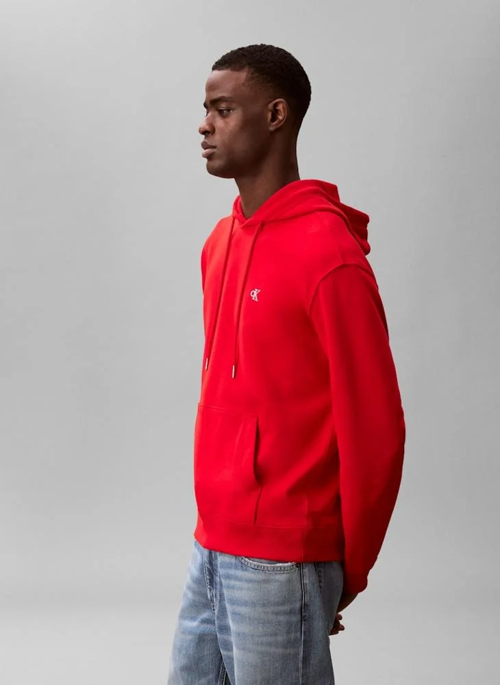 Calvin Klein Jeans  Cotton Terry Monogram Hoodie for Men | Best Price UAE