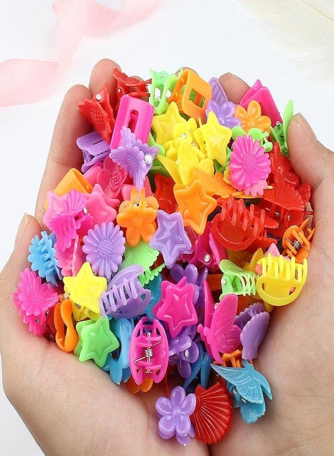 Ghelonadi Mini Baby Hair Clips Set Multi Shape Hair Claw Clips Hair Pins Hair Accessories for Girl Teens Kids & Women Multicolour (10 PCS) - Image 5