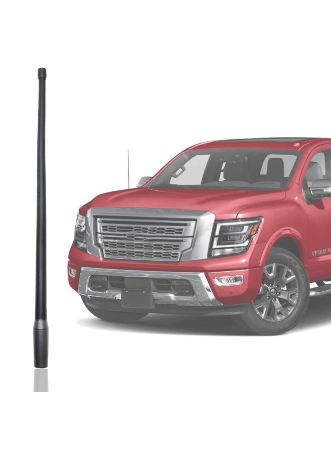 Anina 13 Inch Antenna Mast for Nissan Frontier(1998-2021) Titan(2004-2022) Aerial Antenna for FM/AM Radio Signal Reception Car Wash Proof - Durable Flexible Rubber - Image 1