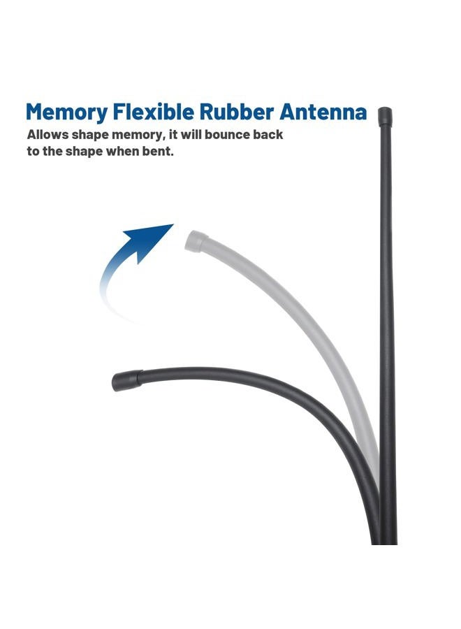 Anina 13 Inch Antenna Mast for Nissan Frontier(1998-2021) Titan(2004-2022) Aerial Antenna for FM/AM Radio Signal Reception Car Wash Proof - Durable Flexible Rubber - Image 5