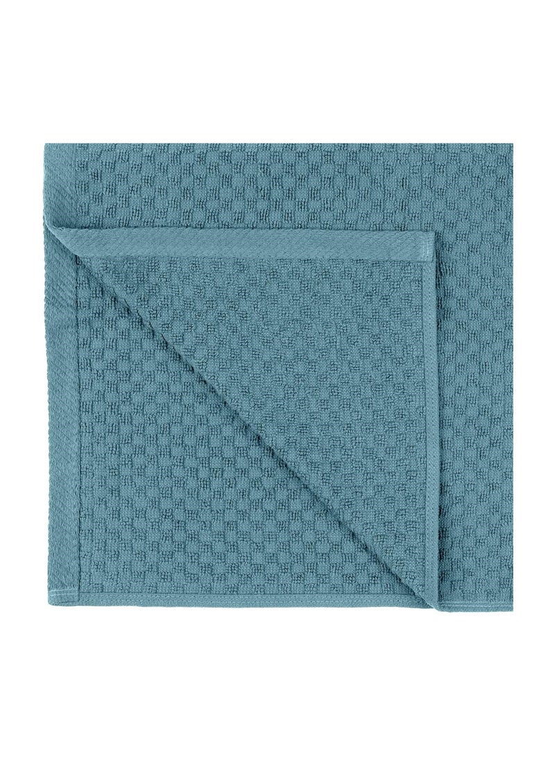 سيجنولا طقم مناشف سيجنولا متعددة الأغراض 3 قطع 40 × 60 سم أزرق سماوي وافل، 100% قطن. - Image 5