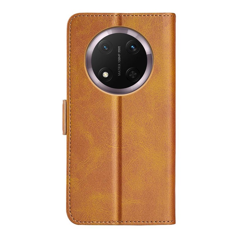 HuHa Protective Cover For Honor X9c Dual-side Magnetic Buckle Horizontal Flip Leather Phone Case(Yellow) - Image 3