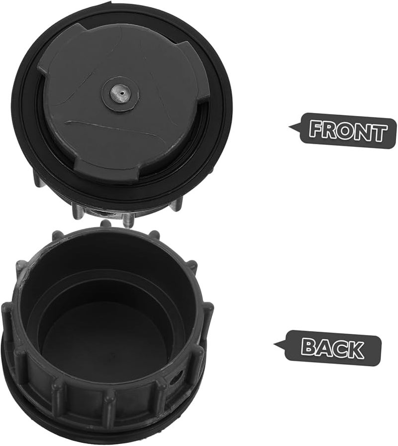 سدادة تصريف بلاستيكية ثقيلة للصناديق الخارجية للنفايات، غطاء مقاوم للتسرب باللون الأسود - Image 4