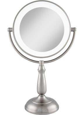 Zadro Zadro 11" Makeup Mirror with Lights and Magnification Dimmable Touch LED Lighted Makeup Mirror with Magnification 5X/1 