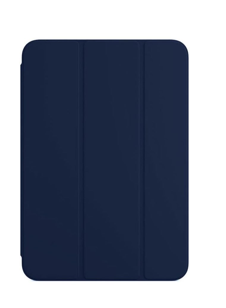 DUSALA for iPad mini 6 Case, Slim Stand Protective Leather Smart Cover Case (iPad mini 6 / iPad mini 2021, Blue) - Image 5