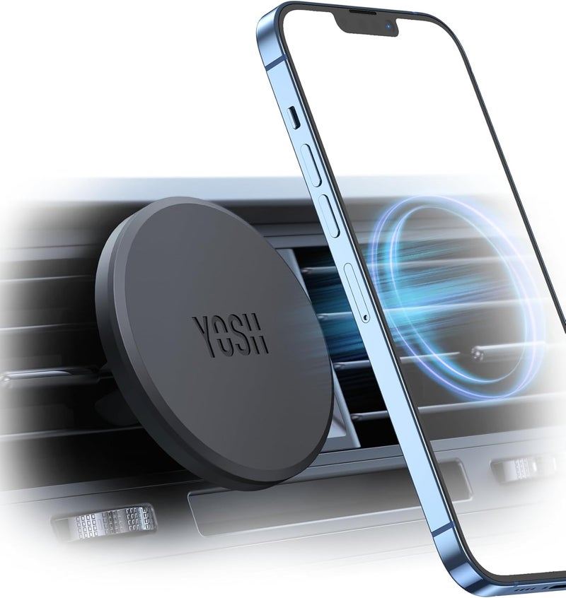 YOSH Mag-Safe Air Vent Car Mount Magnetic Phone Holder for iPhone 15/14/13/12 Series - Image 1