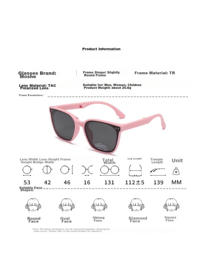 Eyes Muse Children's Foldable Sungl, Uv Protection, Polarized, Eye-friendly, Suitable For Ages 3-15 - Image 5