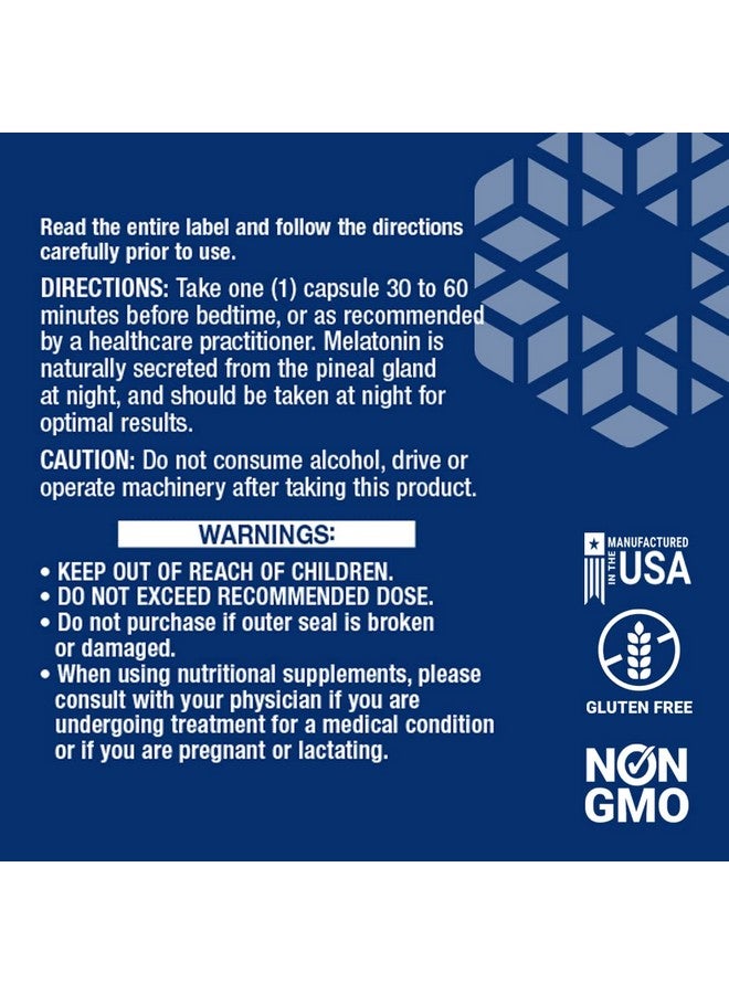 Life Extension Melatonin 1 mg - for Restful Night, Hormone Balance, and Immune Health - Immediate Release - Gluten-Free, Non-GMO - 60 Capsules - Image 3