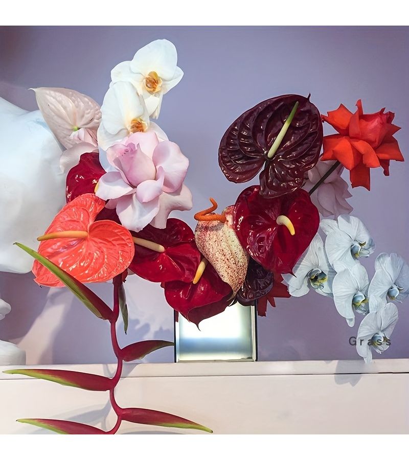 Anthurium Stamens Silicone Fondant Mould For Cake Decorating Chocolate Gumpaste Sugarcraft Kitchen Gadget For Easy Flower Design Christmas Halloween Event Party Supplies - Image 2