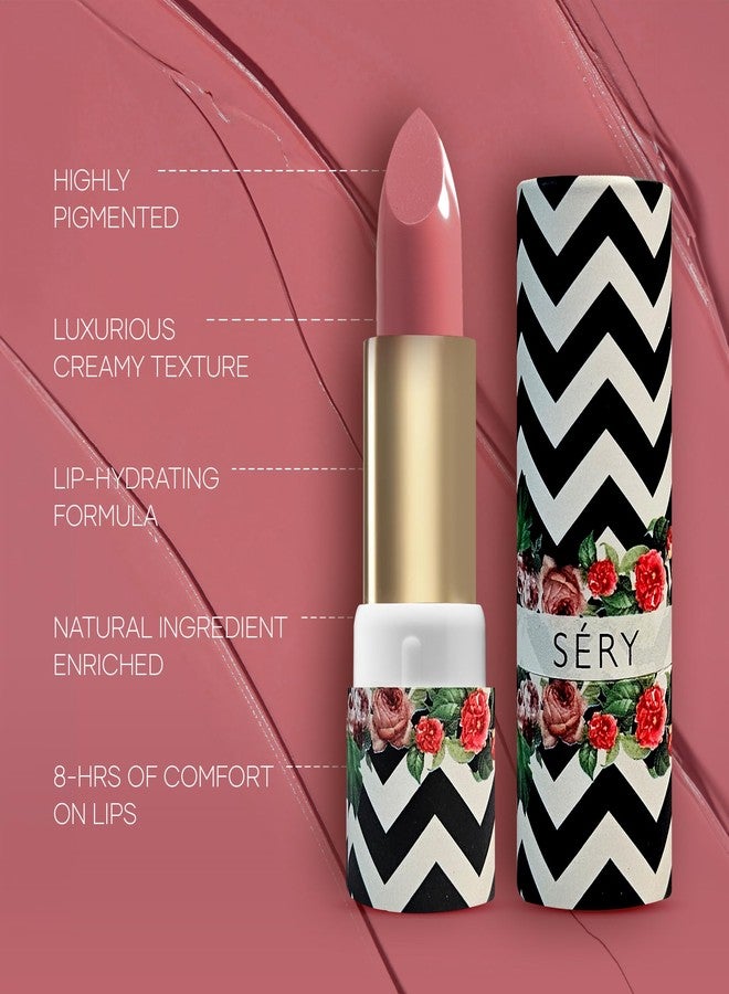 SERY Rouge Creamy Lipstickwith Vitamin E - FLAMINGO RCL-02 - Image 4