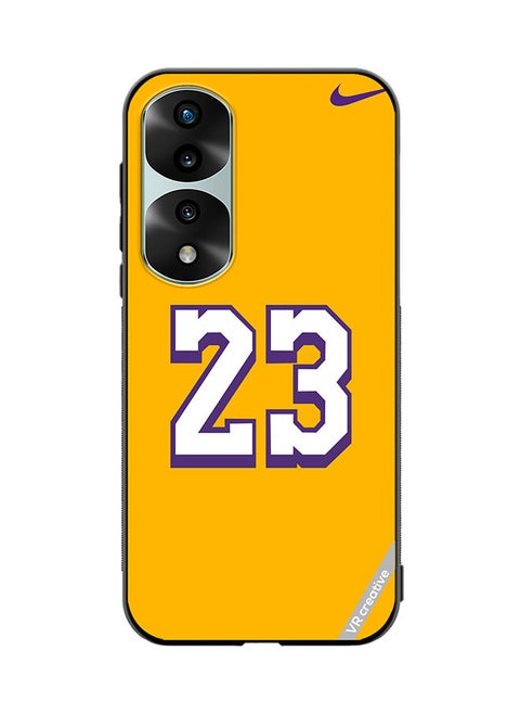 Protective Case Cover For Honor 70 Pro plus Number 23 Design Multicolour