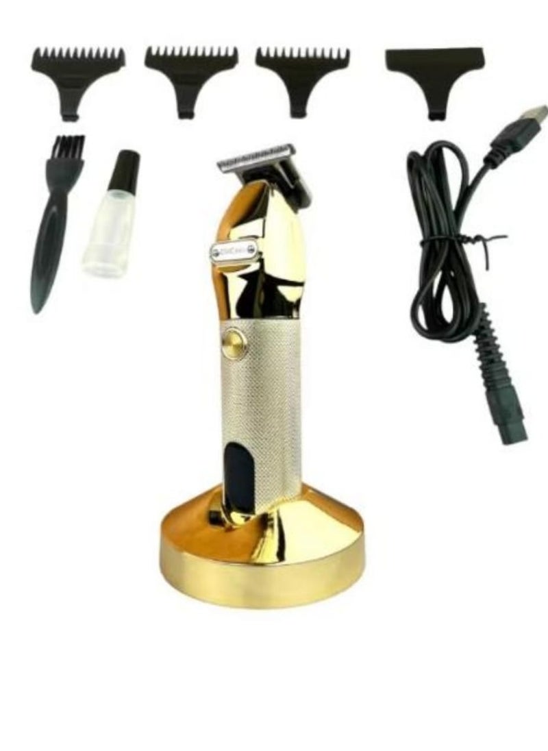 GVC PRO GVC-7880G Precision Beard Trimmer with Advanced LCD Display, T-Cutter Blade, and 2-Year Warranty – Corded & Cordless Grooming Solution for Men