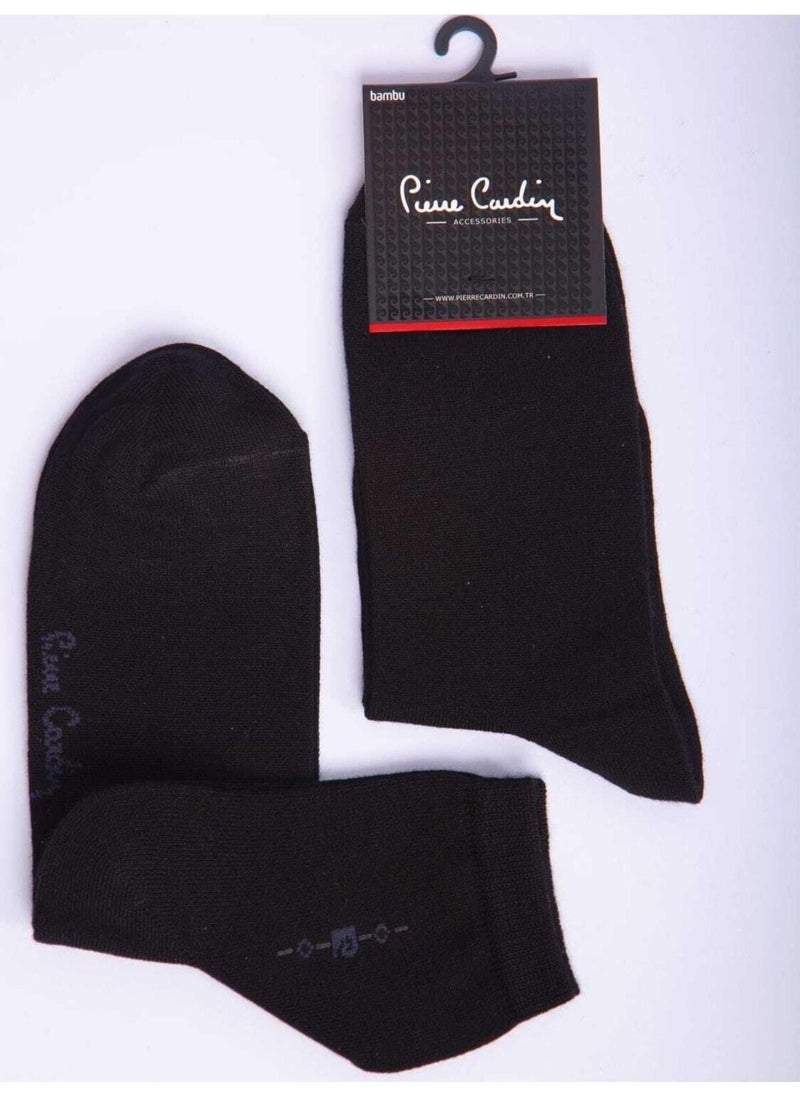 pierre cardin Bamboo 6-Pack Short Half Socks 3023-Pc Black 