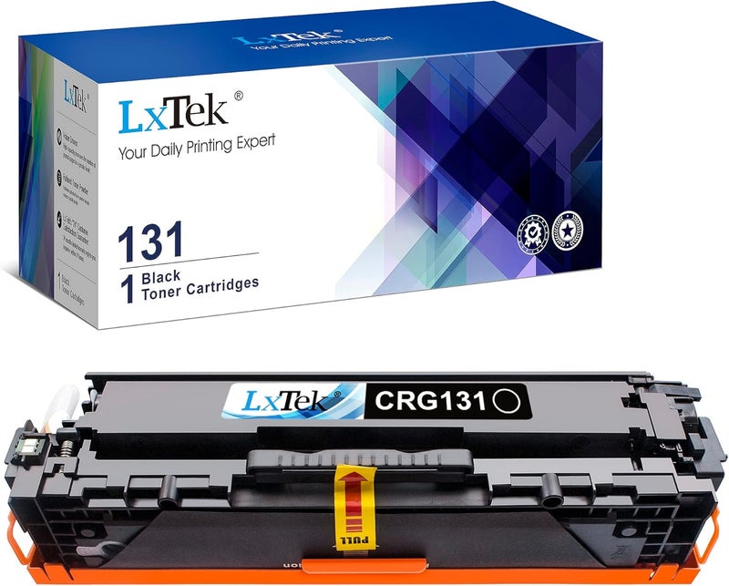 خرطوشة حبر بديلة متوافقة مع لـ Canon 131 131H للاستخدام مع طابعات ImageClass MF624Cw و MF8280Cw و MF628Cw و LBP7110Cw و LaserJet CP1525nw و CM1312nfi (أسود، عبوة من قطعة واحدة - عالية الإنتاجية) - Image 1