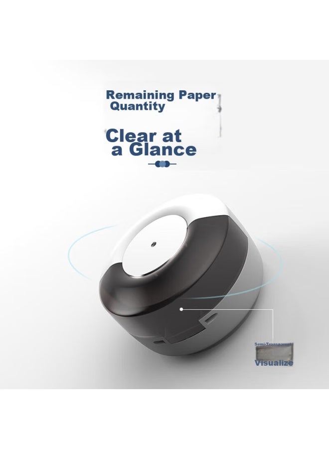 Interhasa! E51016 Central Tissue Box, Commercial Large Roll Paper Dispenser, Wall-mounted, For Public Restrooms, Hand Towel Dispenser - Image 5