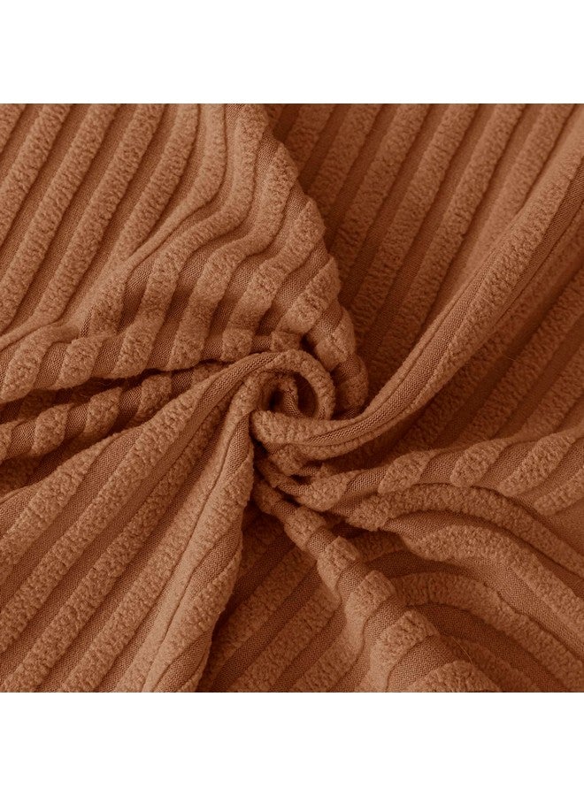 House of Quirk Universal Jacquard Waterproof Thickened Fabric Sofa Cover Soft Touching Cover for Couch Flexible Stretch Sofa Slipcover (One Seater, Camel) - Image 4