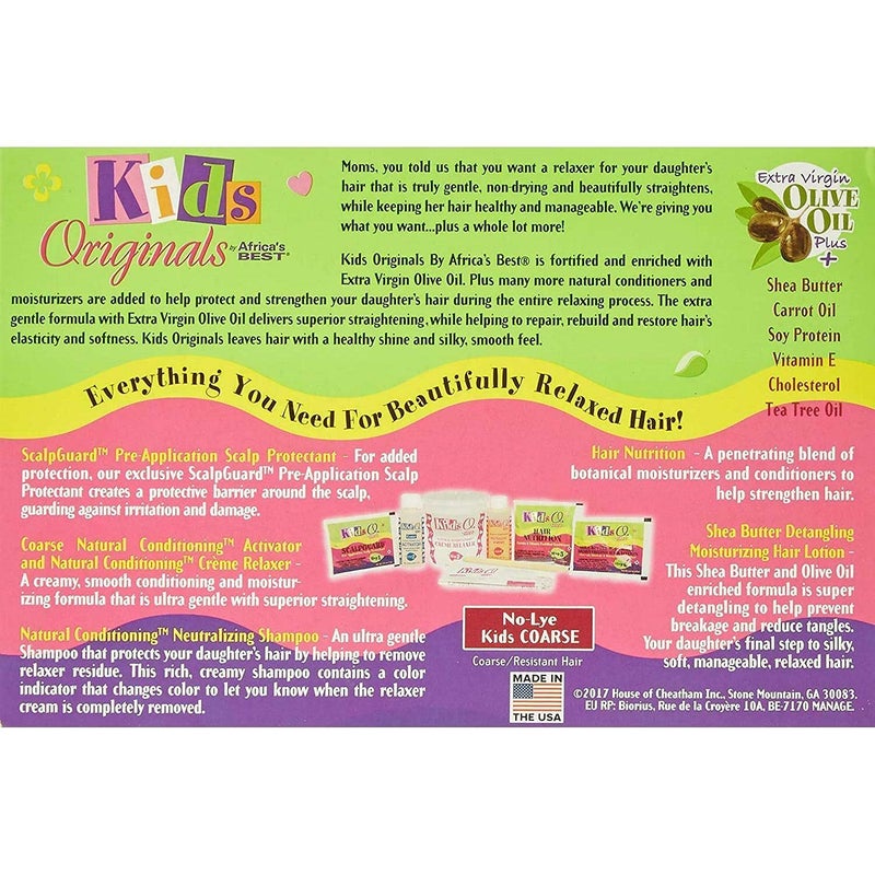 Africa's BEST Relaxer/Smoothing Cream Africa's Best Kids Organics Relaxer Super/Coarse - Image 2