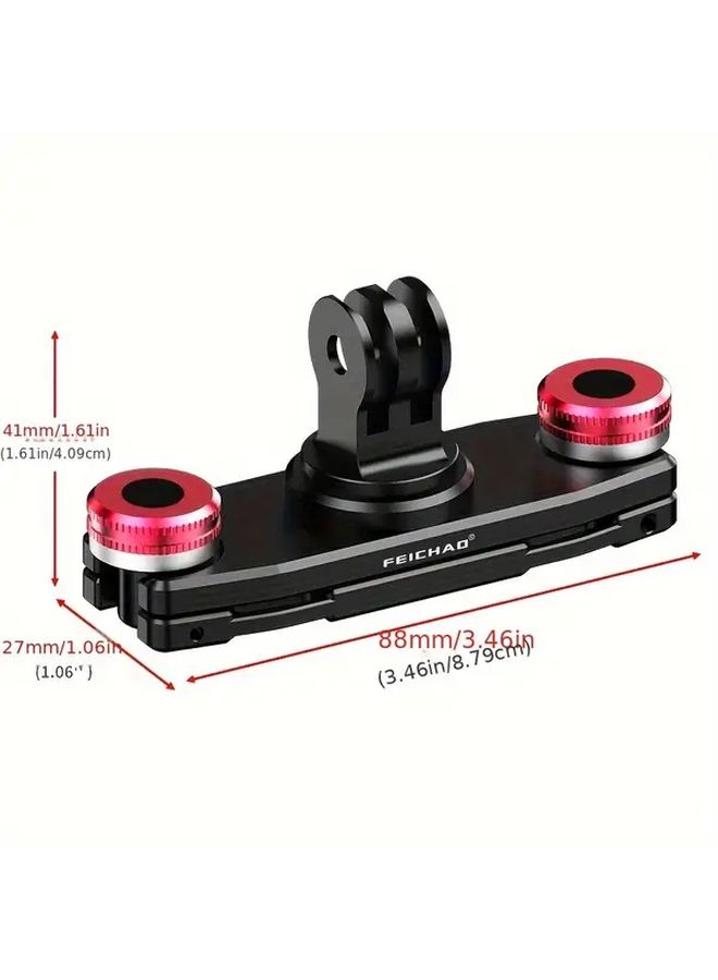 ZS53630 E1 Aluminum Alloy Camera Shoulder Strap Clip Quick Release Mount For Action Cameras And Phones - Image 3