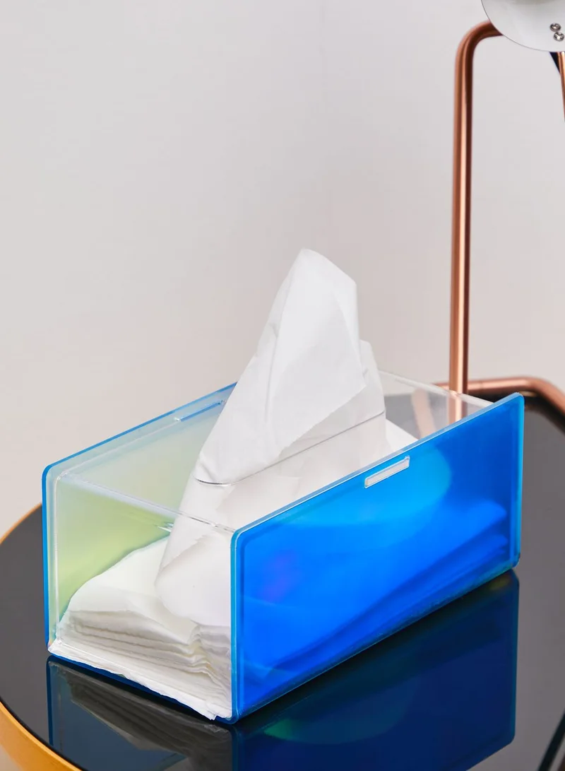 Noire Edit Iridescent Perspex Tissue Box
