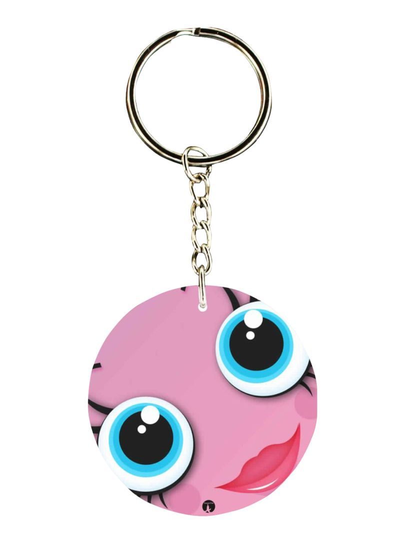 RKN Double Sided Face Printed Keychain
