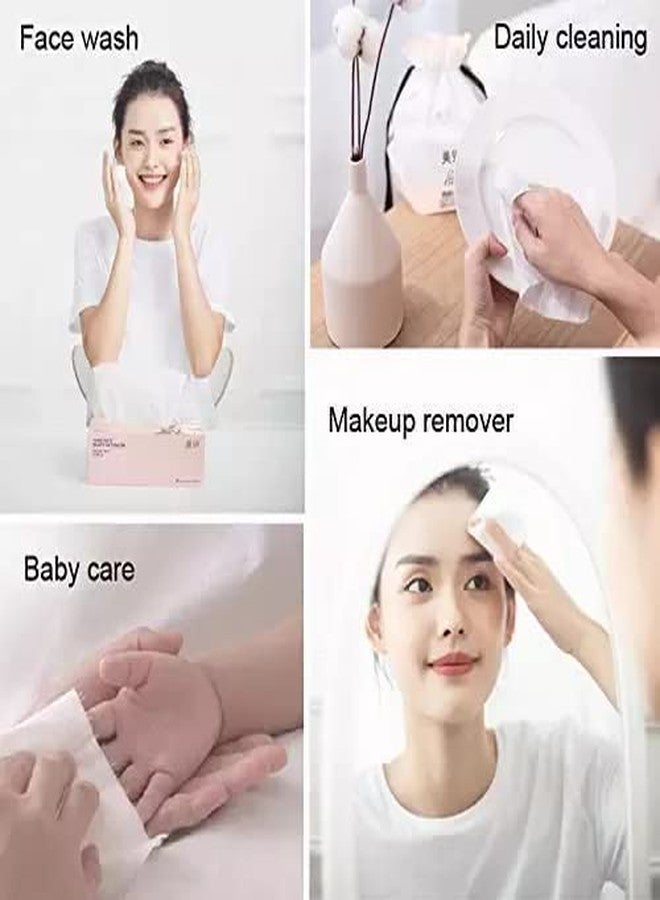 Rinpoche Cotton Face Cleaning Wet Wipes Tissue Paper Makeup Remover Facial Wash Napkin Face Wipes for Unisex (Multicolor) (Pack Of 20 Pcs) - Image 4