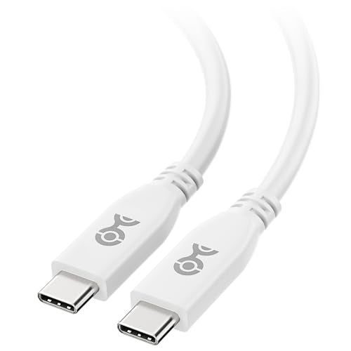 Cable Matters 40Gbps USB 4 Cable 66ft Supports Up to 8K60Hz 4K240Hz Video 240W Charging 40Gbps Data Transfer USB4 Cable White Compatible with Thunderbolt 4 MacBook XPS Surface Pro - Image 1