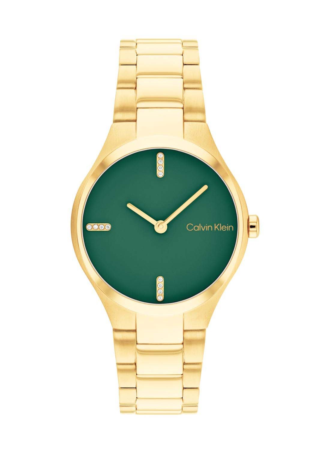 CALVIN KLEIN Women's Analog Round Shape Stainless Steel Wrist Watch 25200333 - 30 Mm 