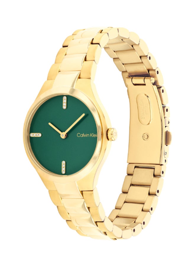 CALVIN KLEIN Women's Analog Round Shape Stainless Steel Wrist Watch 25200333 - 30 Mm  - Image 1
