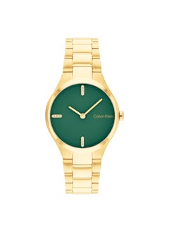CALVIN KLEIN Women's Analog Round Shape Stainless Steel Wrist Watch 25200333 - 30 Mm  - Image 3