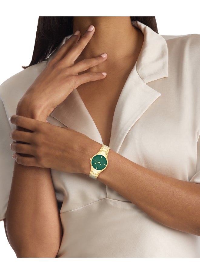CALVIN KLEIN Women's Analog Round Shape Stainless Steel Wrist Watch 25200333 - 30 Mm  - Image 4
