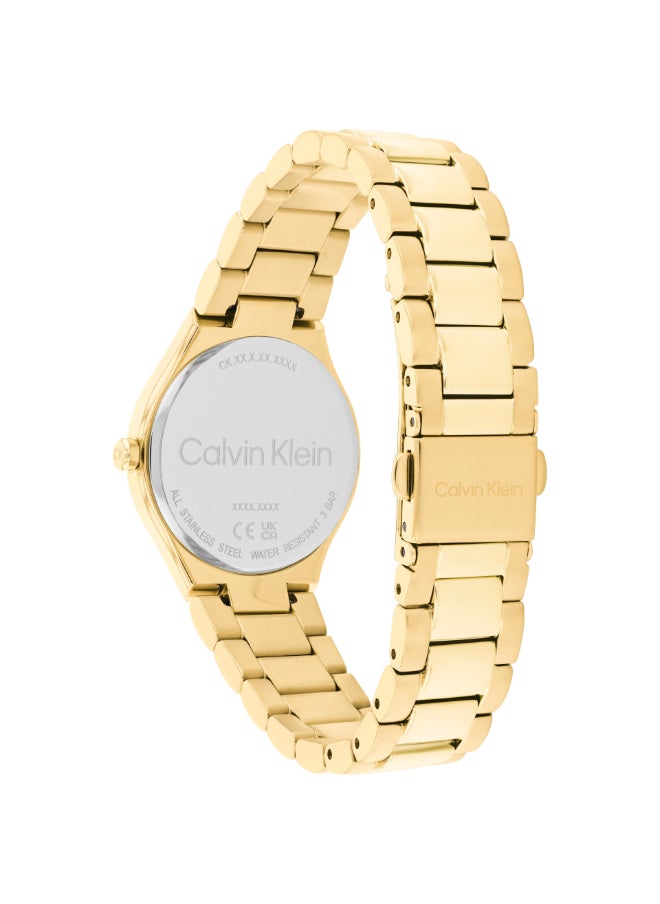 CALVIN KLEIN Women's Analog Round Shape Stainless Steel Wrist Watch 25200333 - 30 Mm  - Image 2