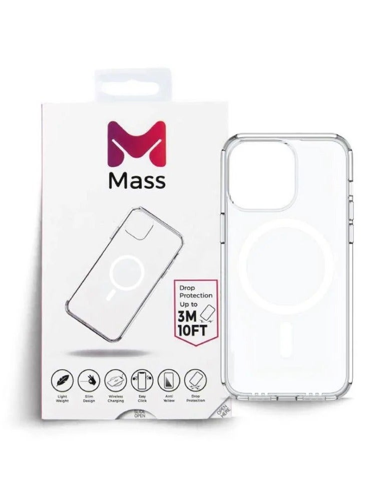 Mass Mas Crystal Clear Mag Safe Transparent Cover for iPhone 15 Pro - Image 2